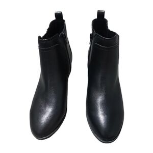 MIA Women’s  Black Faux Leather Ankle Booties Size 8.5 NWOT